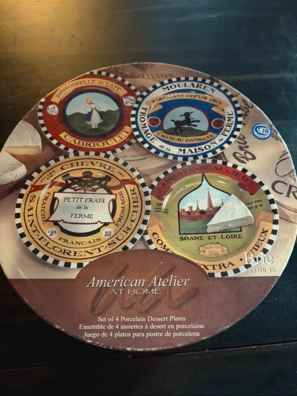 American Atelier Brie Collection Plates